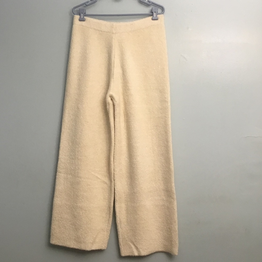 ZARA Cozy Cream Lounge Pants